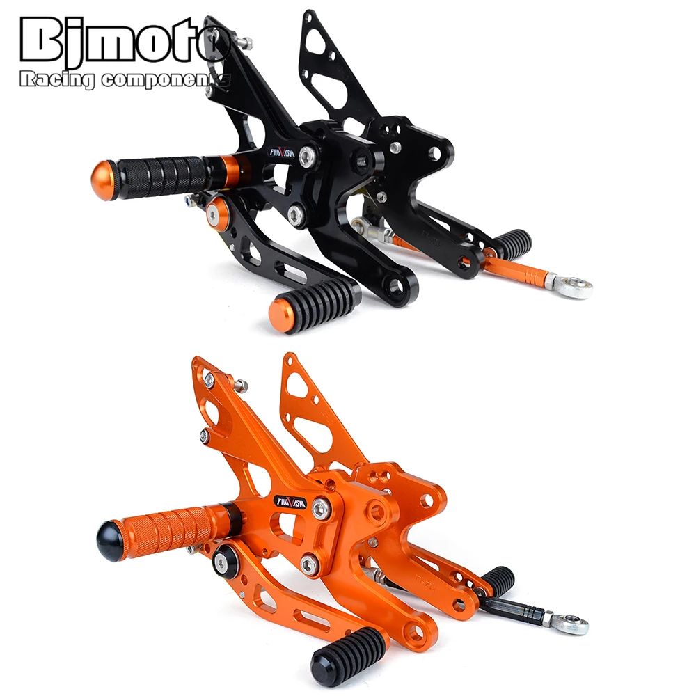 For Duke 1290 Duke1290 Motorcycle Adjustable Aluminum Rearset For K-TM Super Duke-1290 R/GT 2014 2015 2016 2017 2018 2019