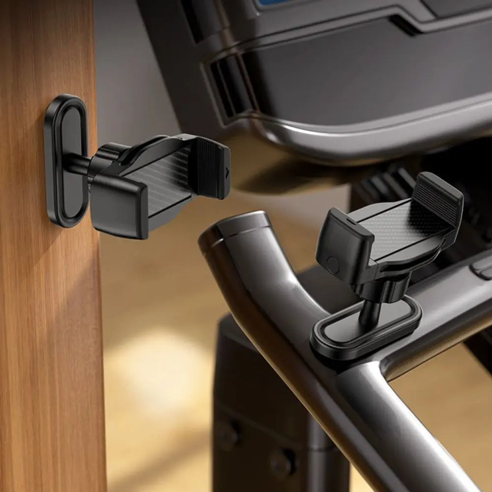 360 Rotatable Gym Magnetic Phone Holder Adjustable Joint Cell Phone Stand Magnetic Base Phone Mount 4.7-6.5" Smartphones