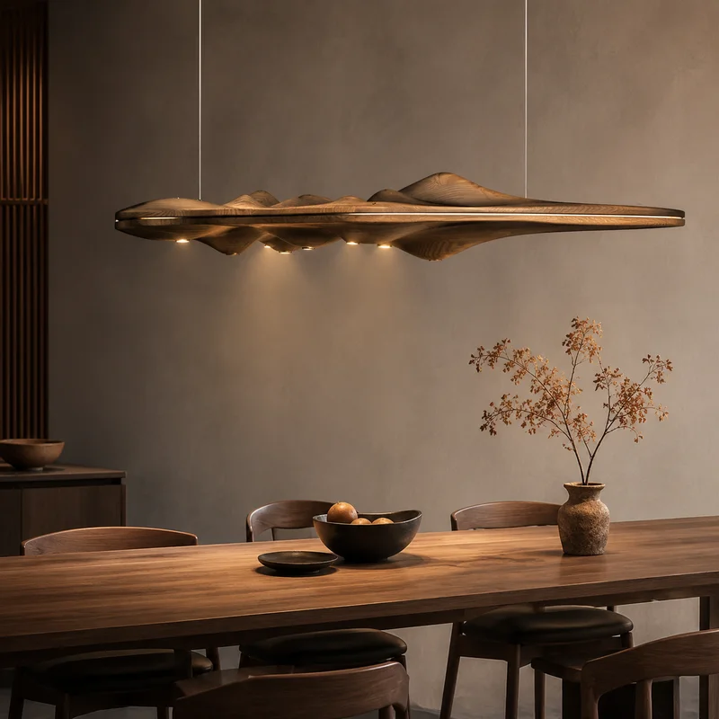 Interior Design Kitchen Modern - مصباح معلق للديكور الداخلي بتصميم جبلي