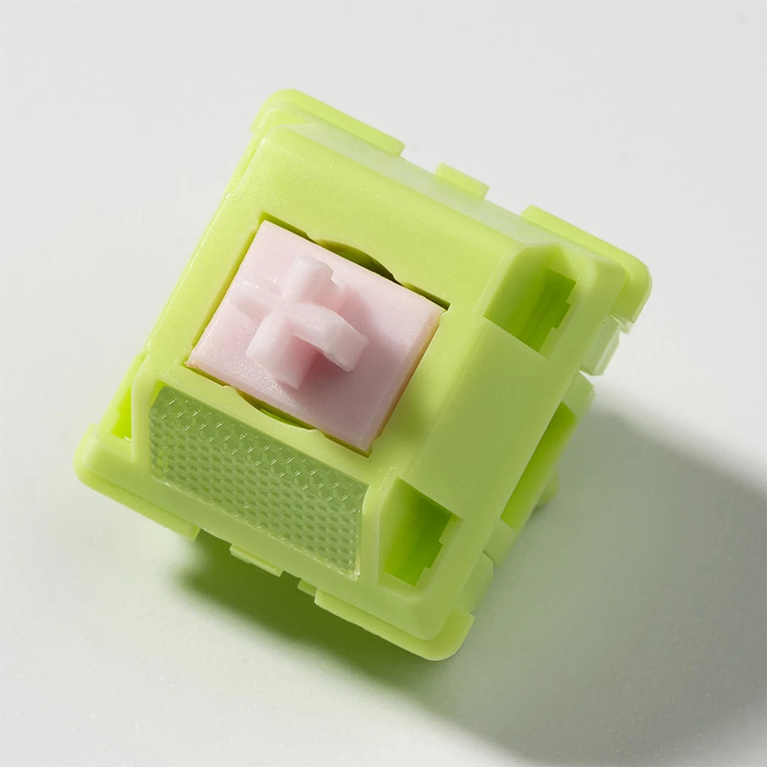 Chilkey 35 stks Stille Mechanische Toetsenbord Schakelaars 5 Pin PCB Mount Gesmeerde Schakelaars met POM Behuizing UPE Stem voor MX Keycaps