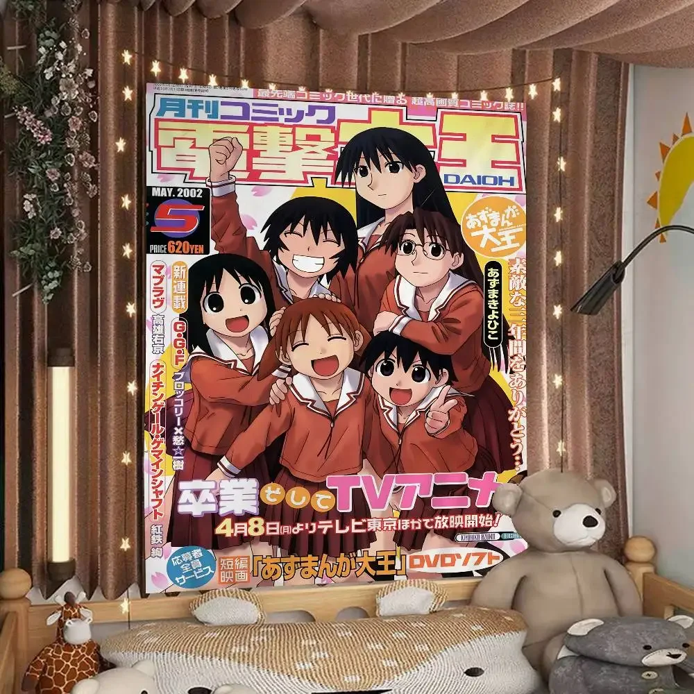 Azumanga Daioh Osaka Ayumu Cartoon Tapestry Art Science Fiction Room Home Decor Wall Hanging Sheets