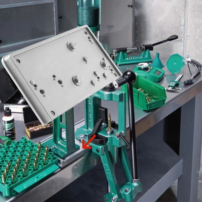 حامل ألواح القاعدة لمكابس وأدوات RCBS ، حامل صدفة ، 9206 ، 9282 ، ملحقات #5