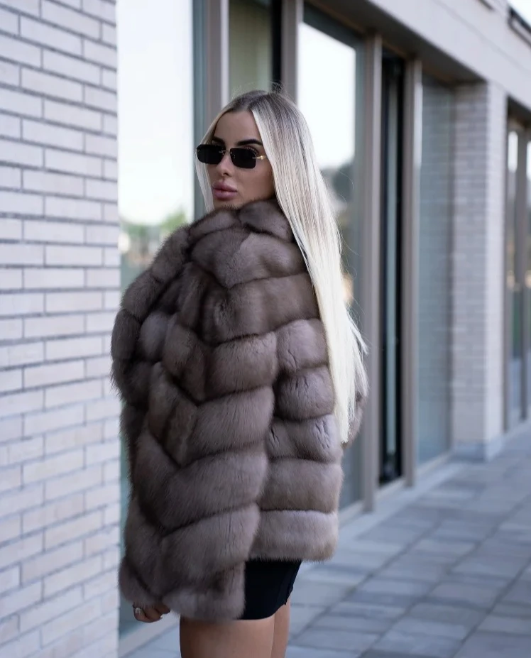 Mulheres retalhos casaco de pele do falso elegante contraste manga cheia lapela solta longa grampo jaqueta de pelúcia inverno high street outerwears