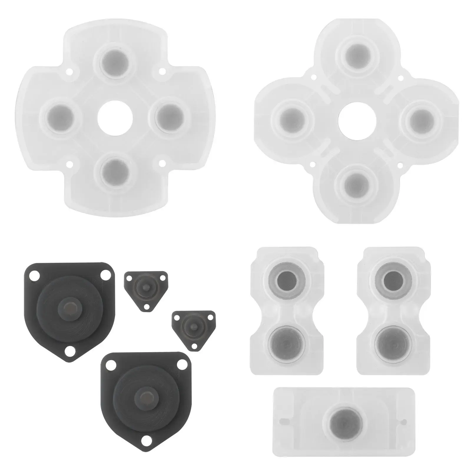 1Set Rubber Conductive Pad Silicon Buttons Replacement For Sony PS4 Wireless Controller Console Accessories