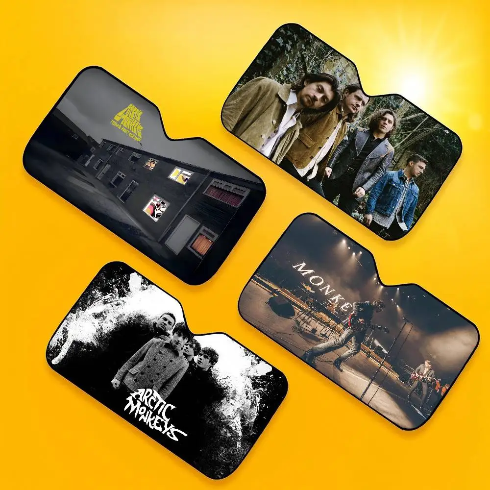 

Rock Band A-Arctic M-Monkeys Windshield Car Sunshade Funny Animal Windshield Sun Shade Window Cars Folding Sun Visor Protector