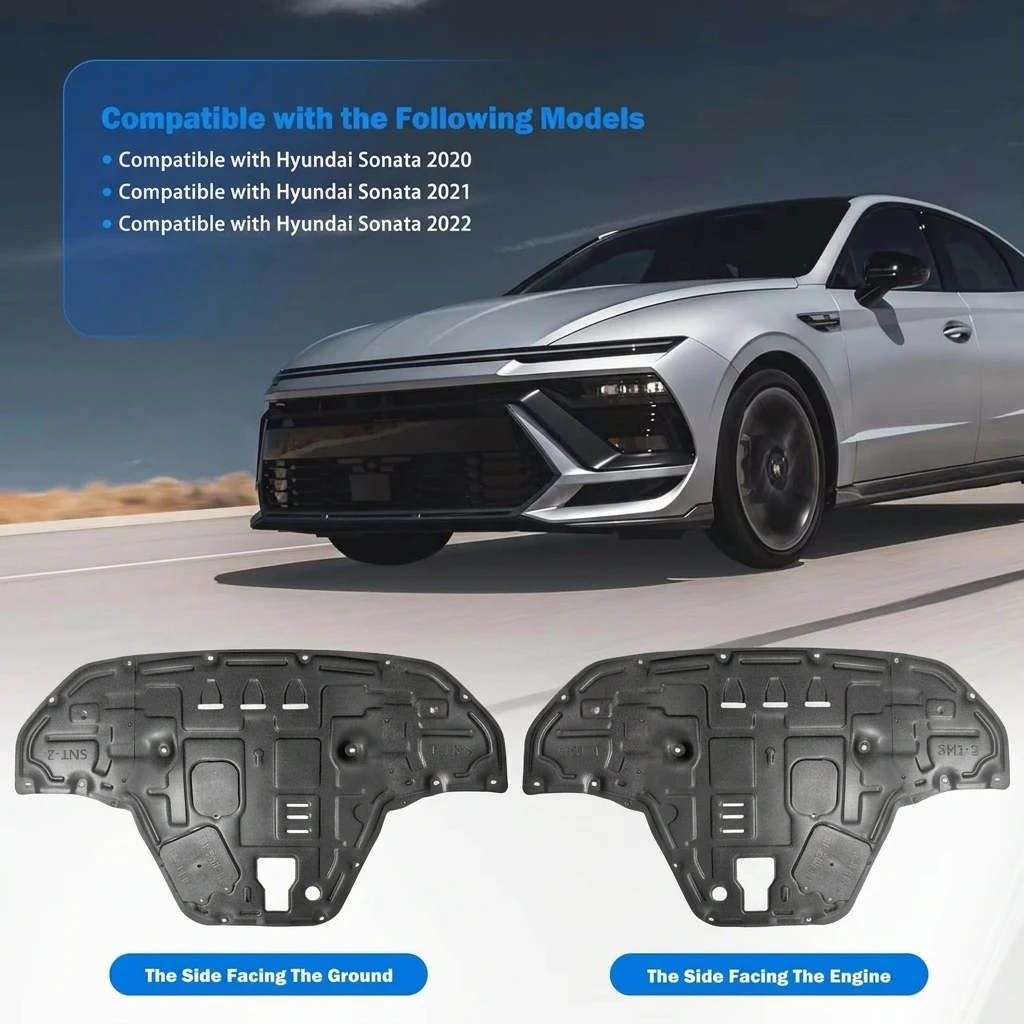 For Hyundai Sonata 2020-2022 Engine Under Cover Front Splash Shield Guard Replacement Panel