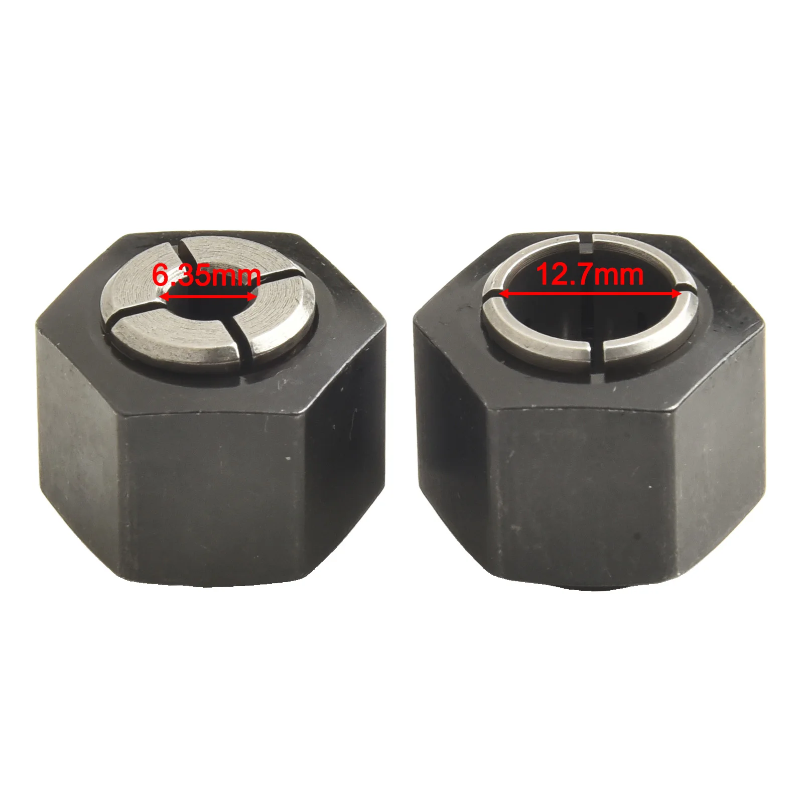 

2pcs Chuck Collet and Nut Set Compatible with For DW6214 DW616 Routers Replacement for Bosch 2610906283 2610906287 32628603