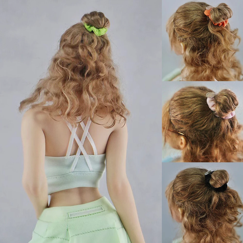 

【30days Made】1/6 Scale Female Soldier Fashion Sports Hair Rope Headband Hair Cover for 12" Action Figure Model Toys DIY