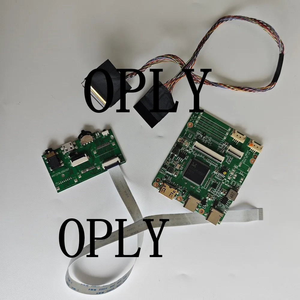 

2 TYPE-C MINI HDMI-compatible Control Board Kit for LP125WH2 B125XW01 12.5" 1366X768 LVDS 40pin screen monitor LCD LED