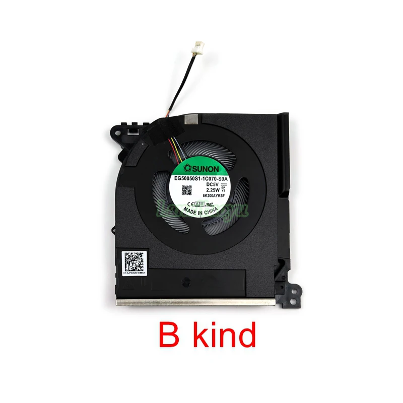 New Laptop CPU GPU Cooling Fan for HP Zbook Studio G7 2020 HSN-C06C Cooler Radiator EG50050S1-1C060-S9A EG50050S1-1C070-S9A DC5V