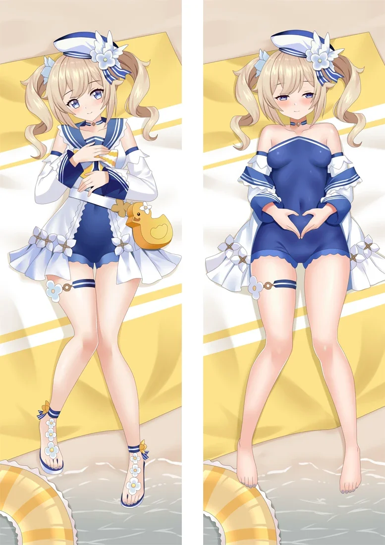 

60x180 см 2WAY/WT Genshin Impact Barbara Dakimakura чехол двусторонняя обнимающая наволочка для тела отаку спальня сонная наволочка