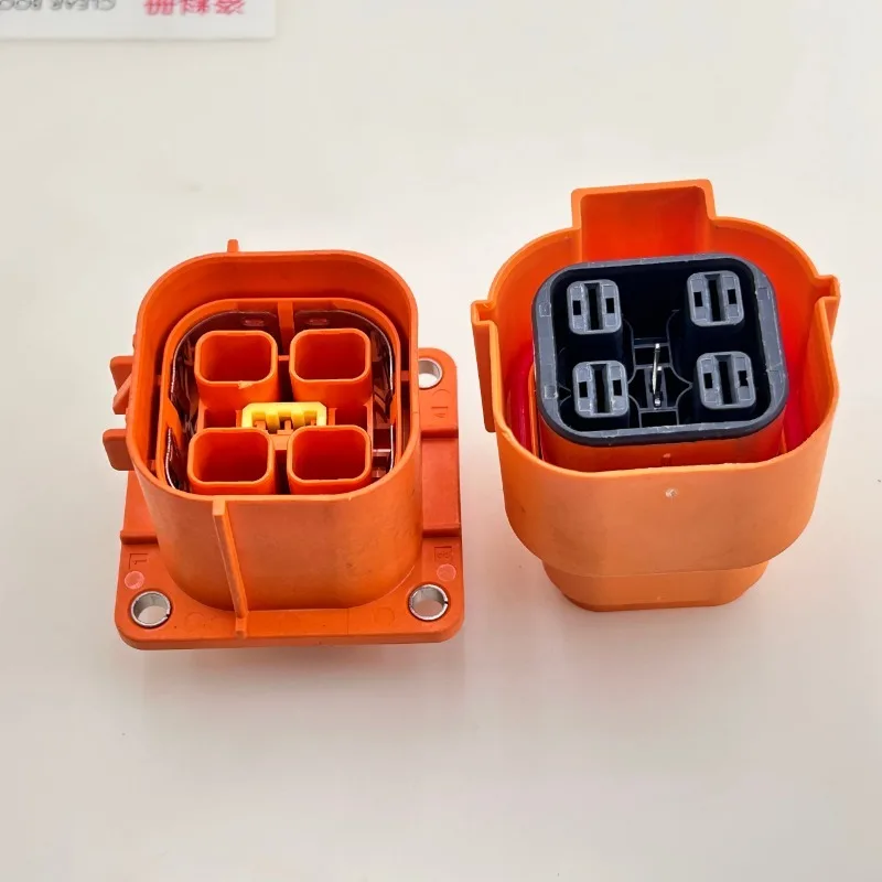 1PCS 4-Hole adaptable X D9 new energy electric vehicle high voltage wiring harness plug, socket, original brand new