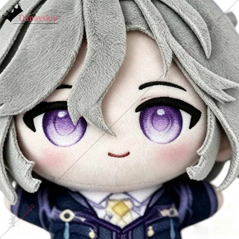10cm Genshin Impact Mitya Plush Doll Pendant Present Soft Keychain Mitya Cosplay Stuffed Toys Bag Halloween Collects XMAS Gift view 4