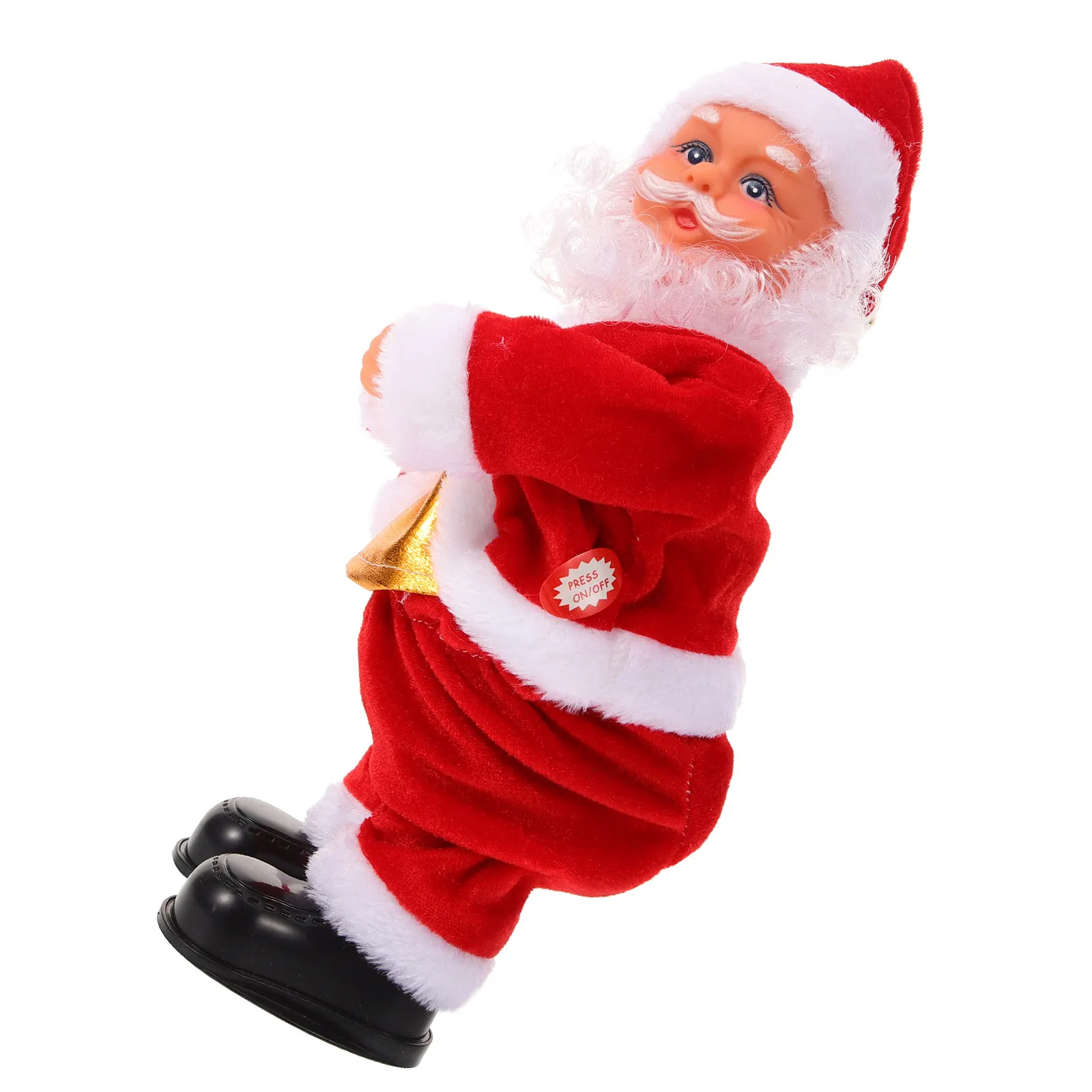 

Christmas Santa Claus Electric Walking Hip Wiggling Music Gift Exquisite Clothes Ornaments Kids Families 1Pcs Santa Claus
