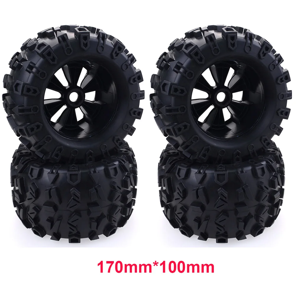 4 Stks/pak 1/8 Schaal 17Mm Hex Rc Truck Banden En Wielen Set Gelijmd Voor Traxxas Maxx Tmaxx E-Revo Revo 3.3, Jlb Cheetah Monster