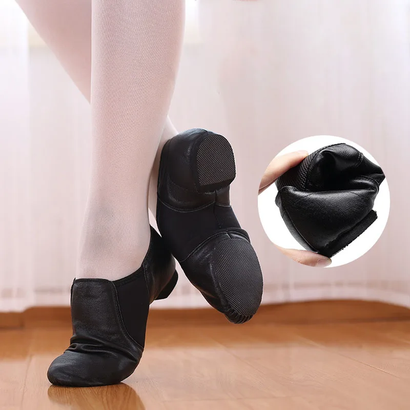 Chaussures de Jazz en Tissu artificiel astique, pour Entraînement de brevLatine, Ballet, Pom-Pom Girl, pour Enfant et Adulte