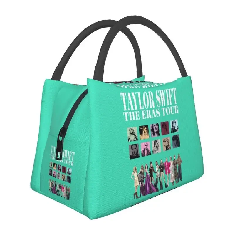 

Индивидуальный подарок Swiftie T-Taylor, музыкальная сумка для обеда для мужчин и женщин, холодильник, термоизолированные ланч-боксы для пикника, кемпинга, работы, путешествий