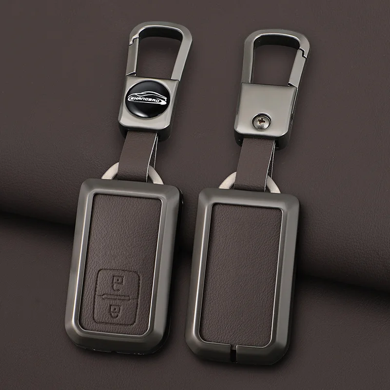 Zink-legierung Leder Auto Smart Key Fall Abdeckung Schutz Shell Für Suzuki Sierra Jimny Swift Embona Spacia Wagon Ertiga Zubehör – Detail 6