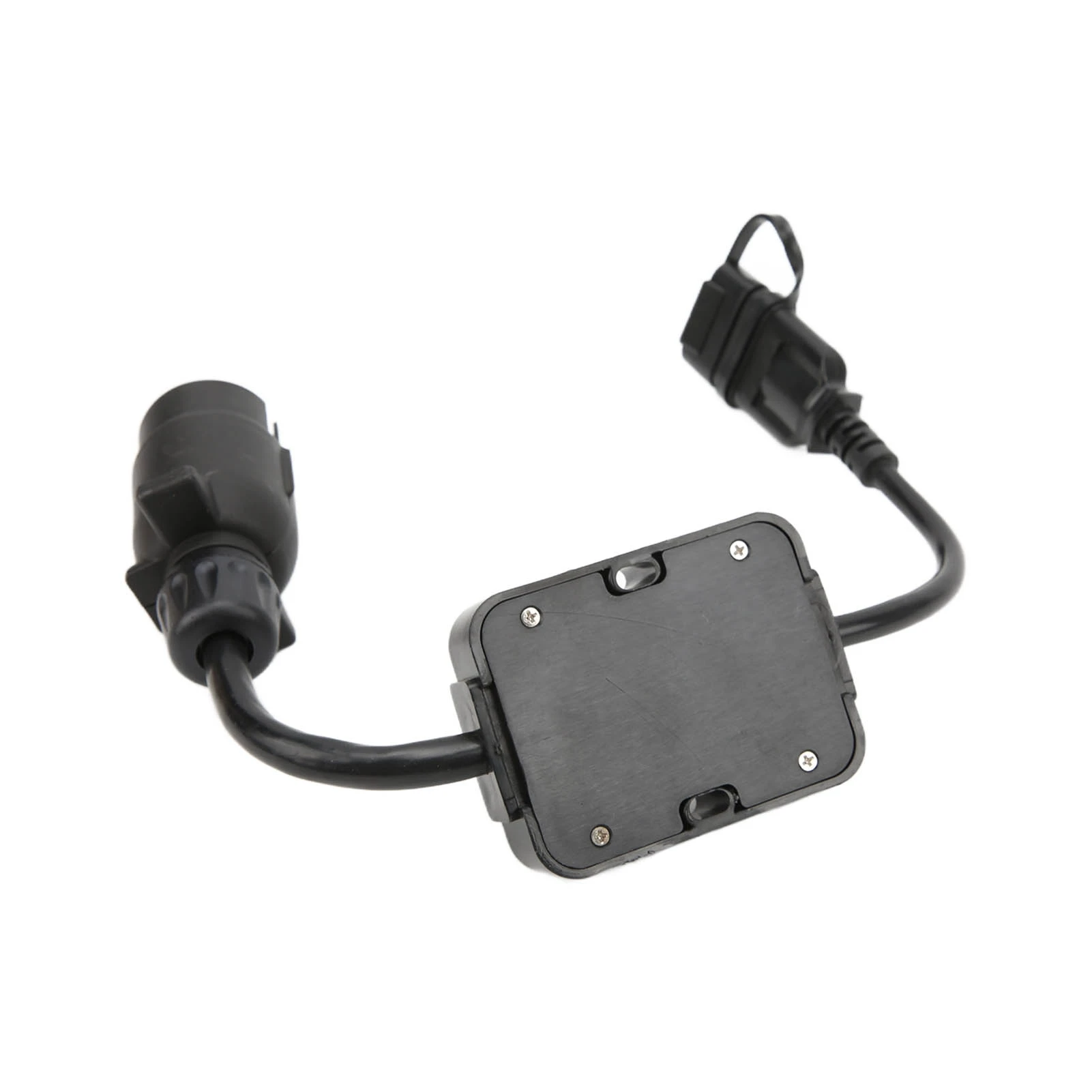 Trailer Connector European 7 Pin to American 4 Pin Taillight Circuit Converter for Caravan Boat Trailer
