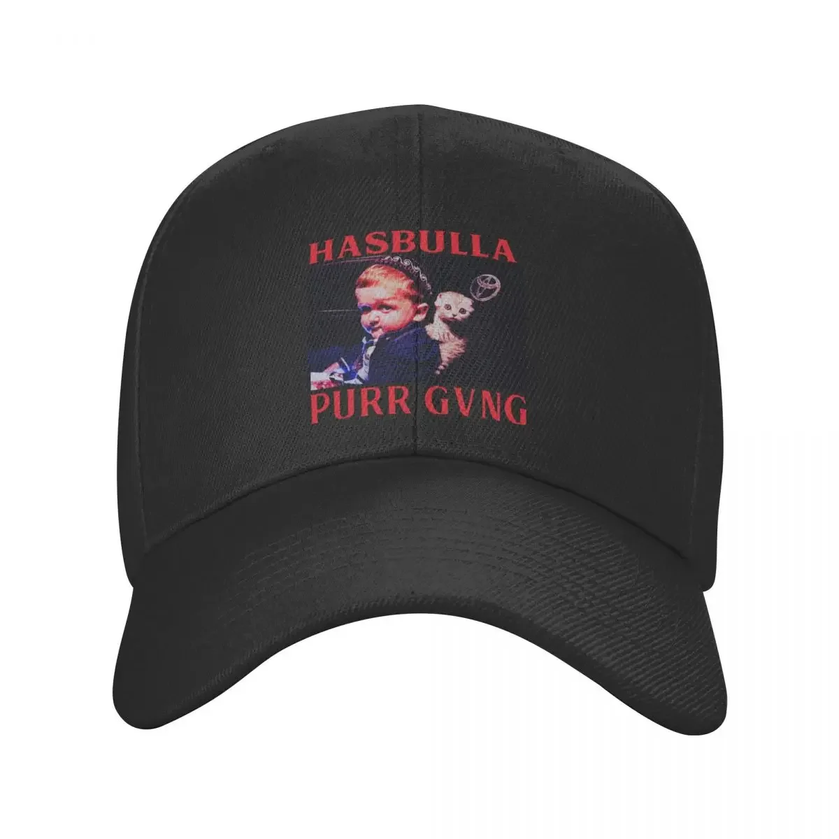 Fashion Unisex Hasbulla Purr Gang Baseball Cap Adult Adjustable Dad Hat Men Women Hip Hop Snapback Caps Trucker Hats