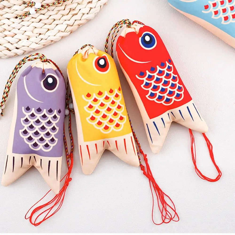 Lucky Pouch Car Hanging Graduation Gift Hanfu Decoration Koi Carp Blessing Bag Japanese Style Sachet Jewelry Bags Coin Purse