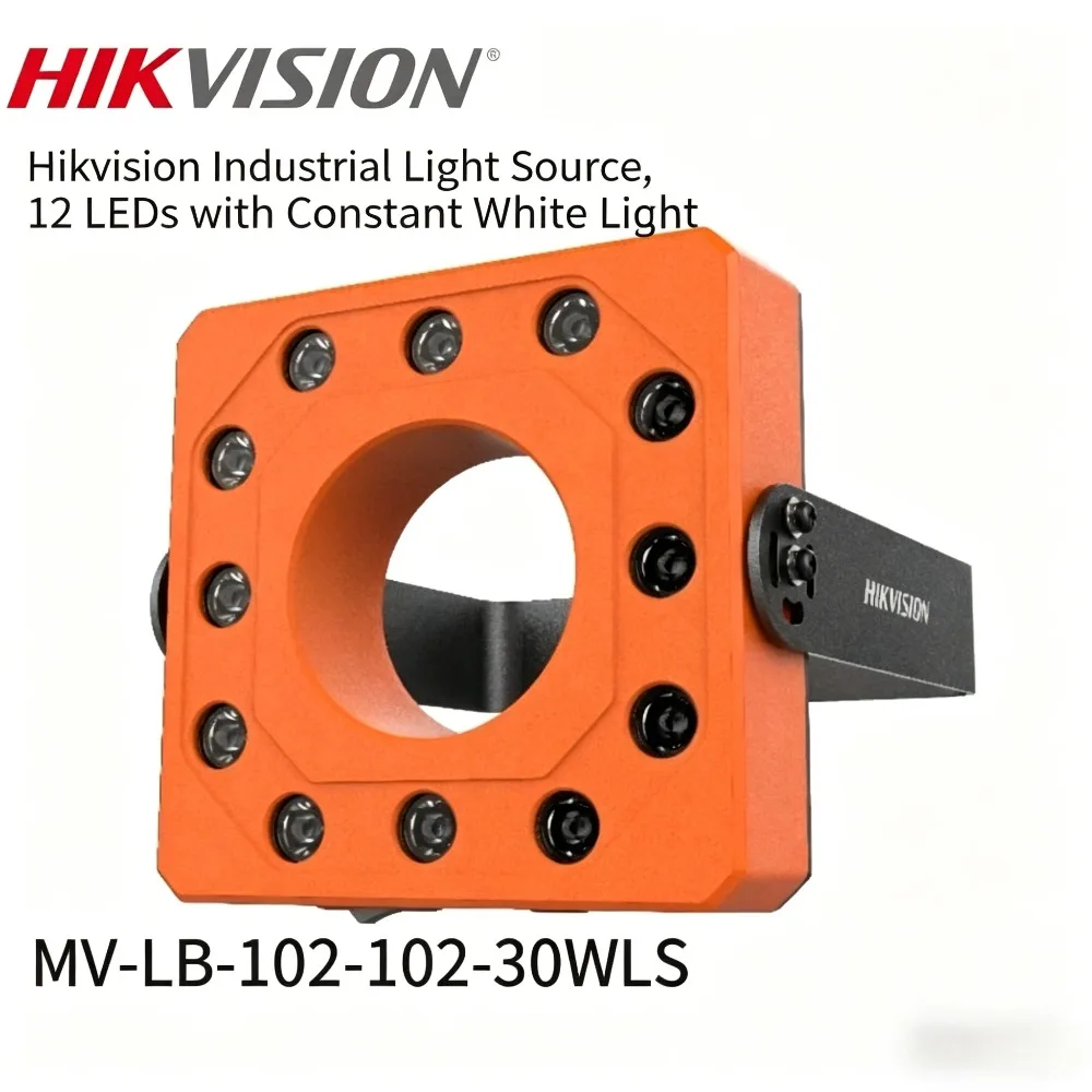 Hikvision MV-LB-102-102-30WLS LED Ring Light High Low Angle Machine Vision Light Source Industrial Inspection Illumination Lamp