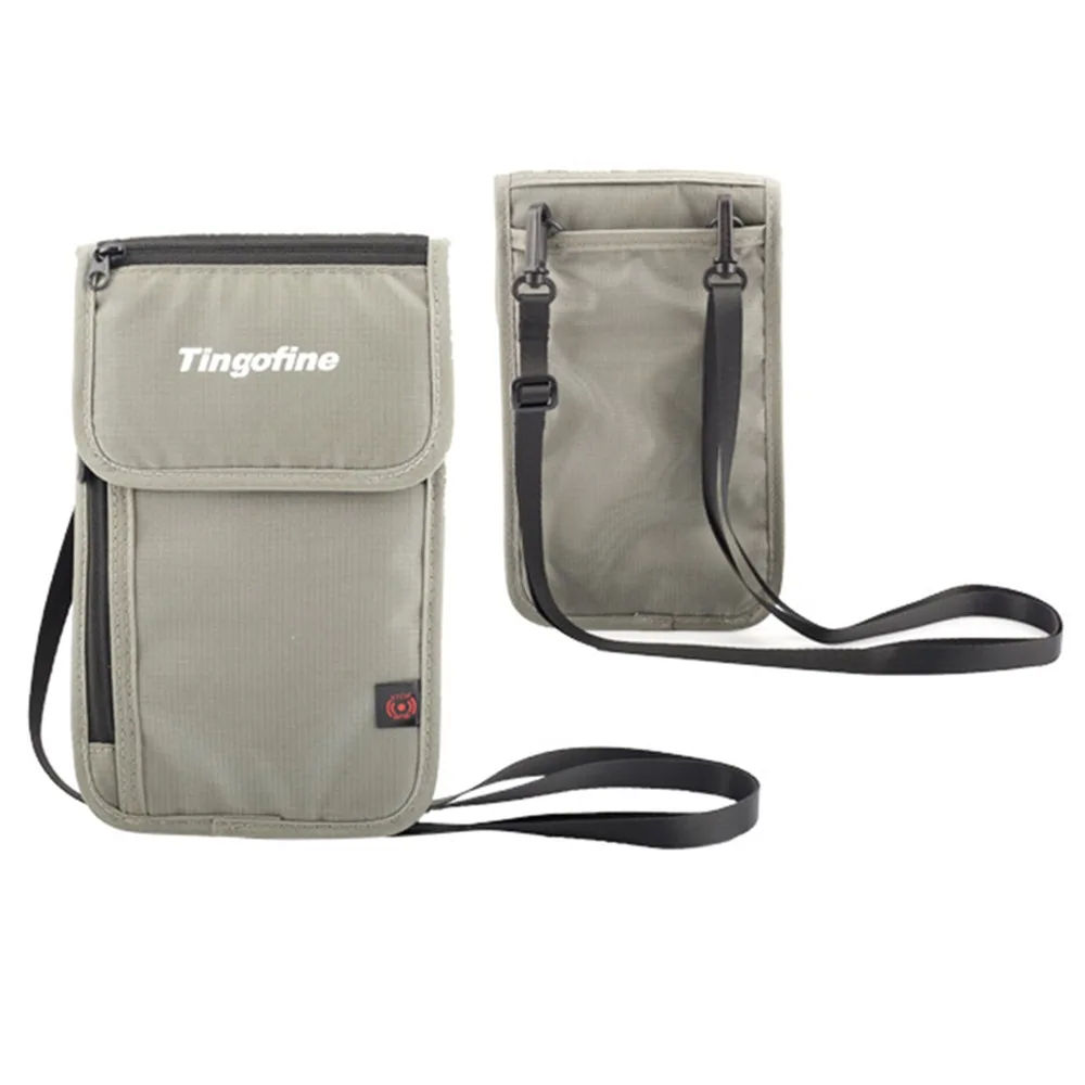 

Anti-Theft Travel Document Card Bag Waterproof Adjustable Travel Neck Wallet Lightweight Multi-Function