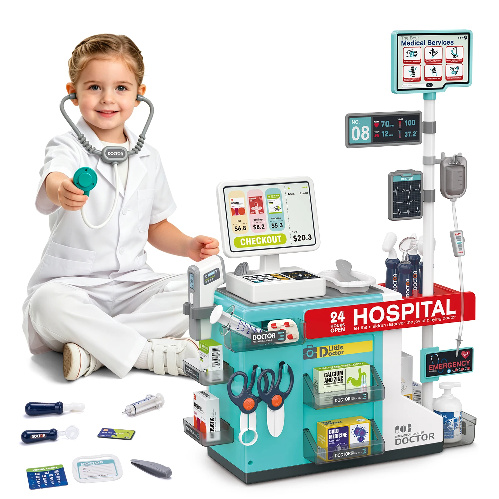 kit-medico-per-bambini-set-giocattolo-per-gioco-di-ruolo-da-infermiere-e-dottore-carrello-medico-giochi-da-interno-per-bambini-regali-di-natale
