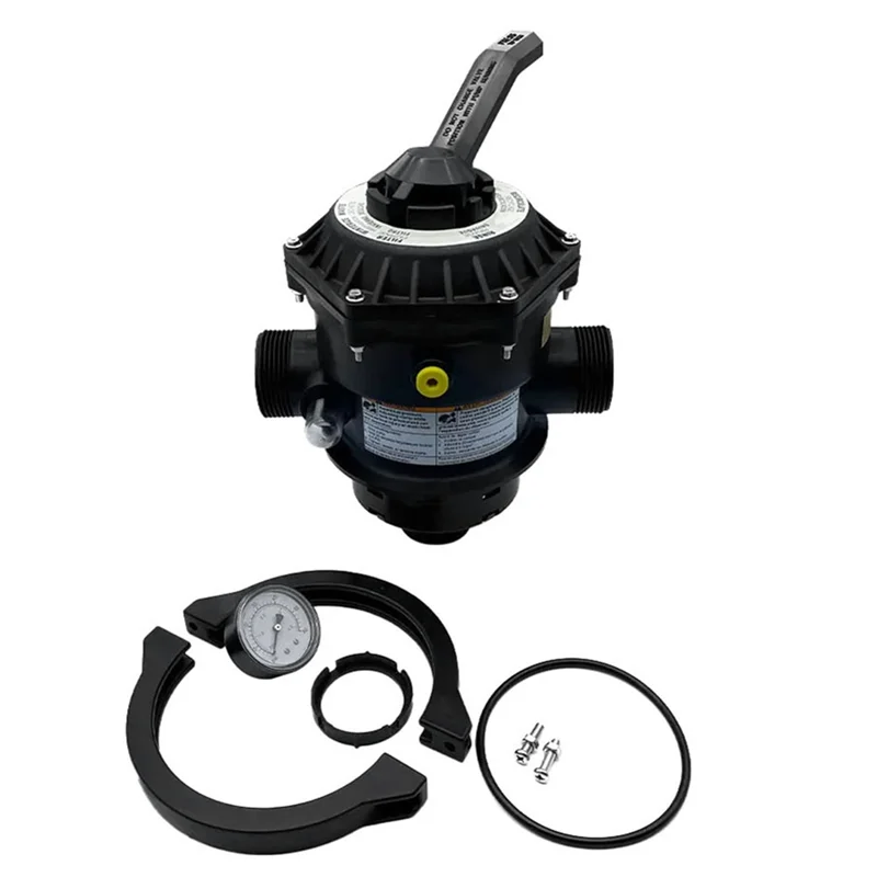 

For Pool& Spa Sand Filter Compatible 262506 For Pentair Top Mount Multiport Valve 1-1/2In 6-Way Clamp Style Valve