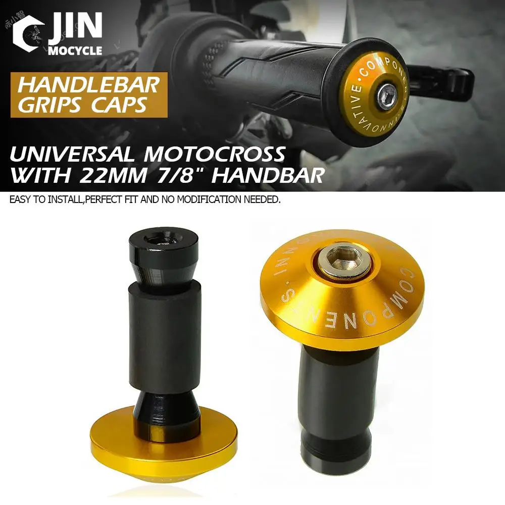 

Motocross Handlebar Grip Cap Grips Ends Plugs CNC For SUZUKI RM85 RM80 RMX250 MZ450 RMZ250 RM125 RM250 RM85 DRZ400SM Accessories