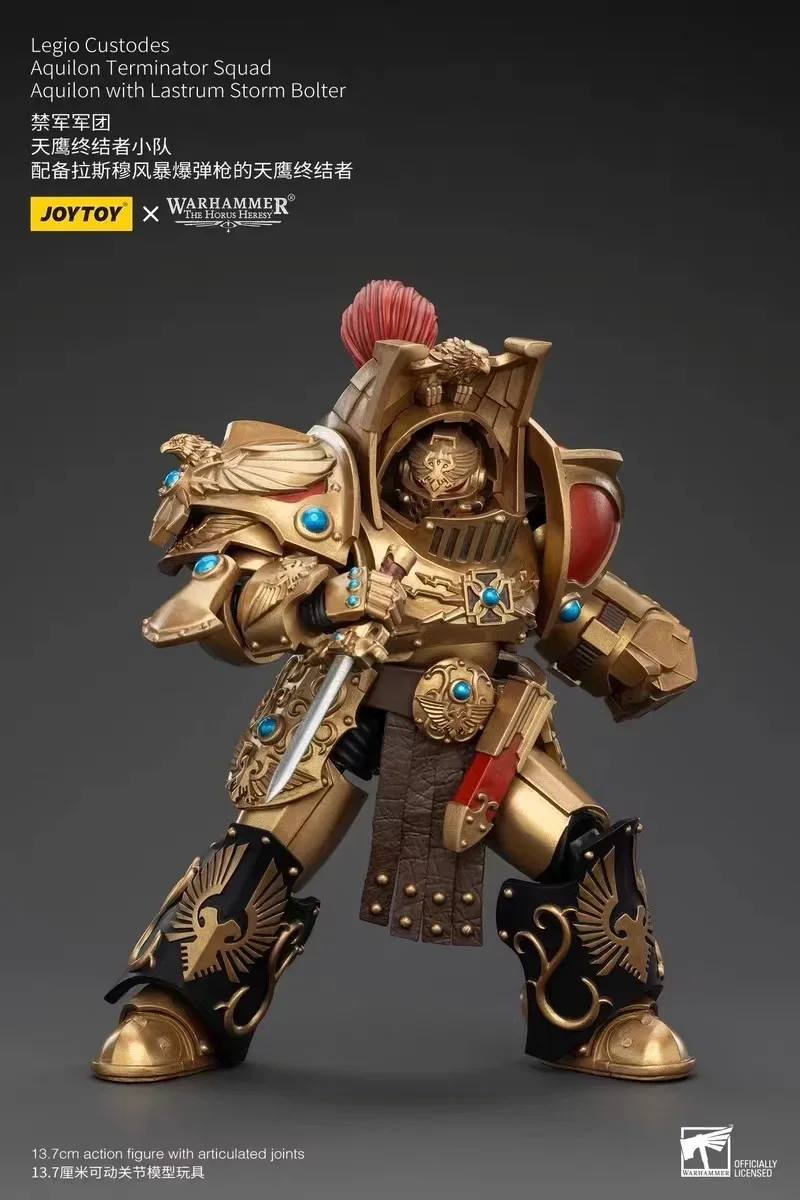 【En stock】 JOYTOY Warhammer 40K Legio Custodes Aquilon Terminator Squad 1/18 figura de acción modelo militar adornos de colección
