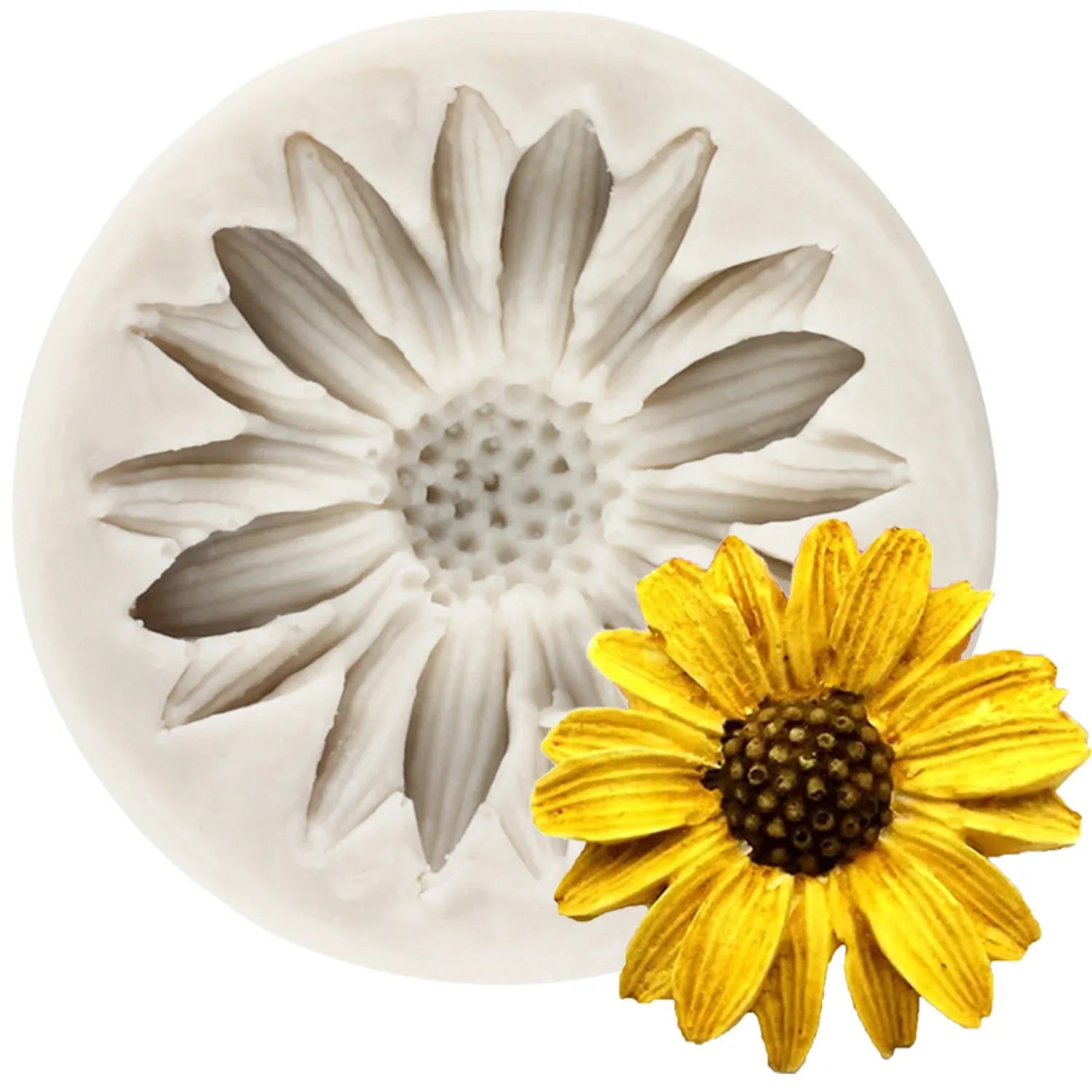 Chrysanthemum Daisy Silicone Mold Flowers Fondant Molds Cake Decorating Tools DIY Cupcake Topper Chocolate Candy Mould