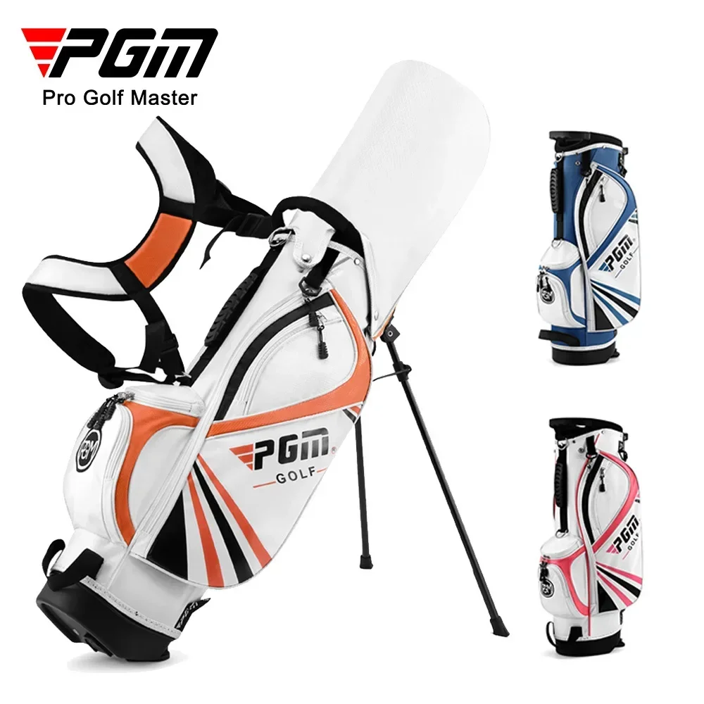 PGM Child Golf Bag Portable Golf Rack Stand Bags Ultra-Light Golf Club Set Pack Can Hold Sport Travel Package QB028