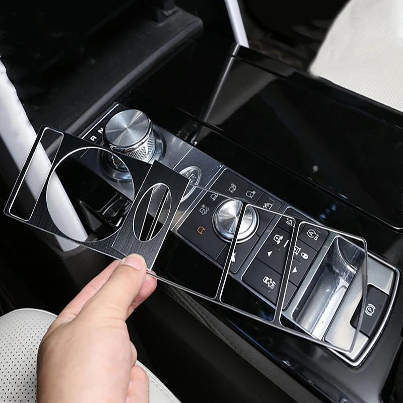 Car Gear function Area Protector For Land Rover Discovery 5 L462 S/SE 2017-2021  Cover Trim Stickers Car Accessories