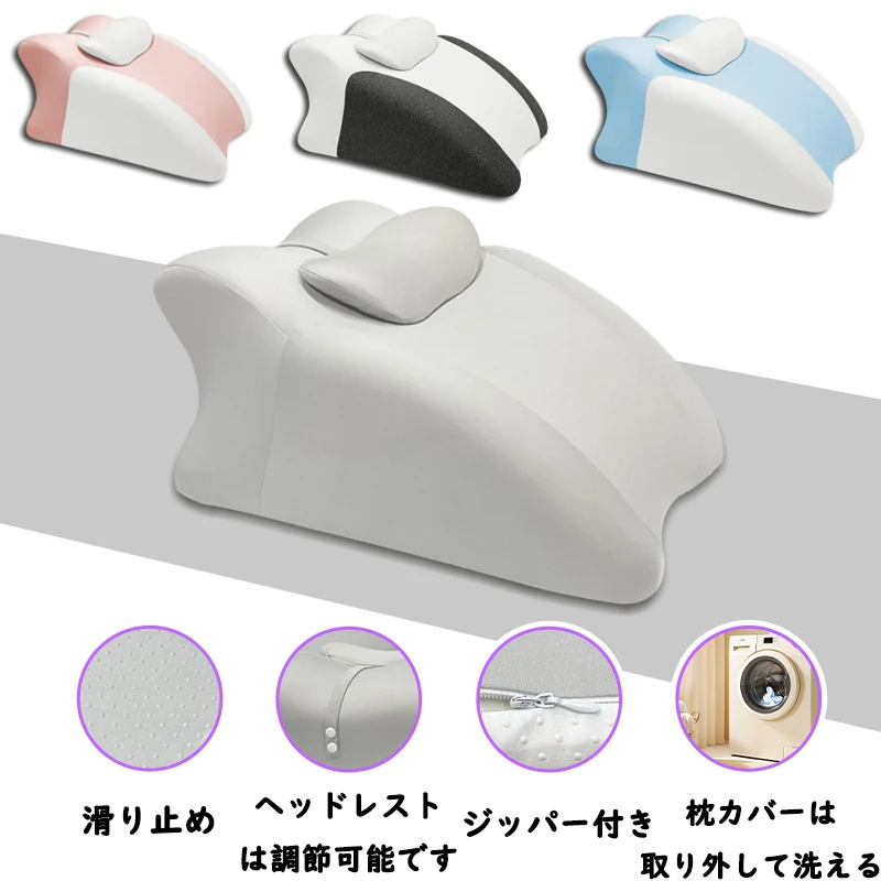 Memory Foam Bed Wedge Pillow for Face Down Sleeping with New Prone Position Ergonomic Pillow for Reading Couple's Lying Pillow