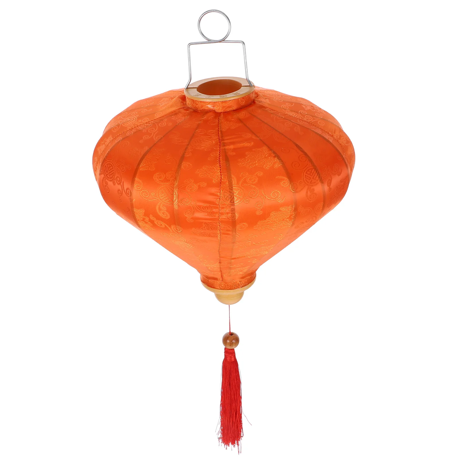 

Lantern Decoration Colorful Wedding Japanese-style Oval Shape Lanterns Hanging Flocking Cloth for Chinese