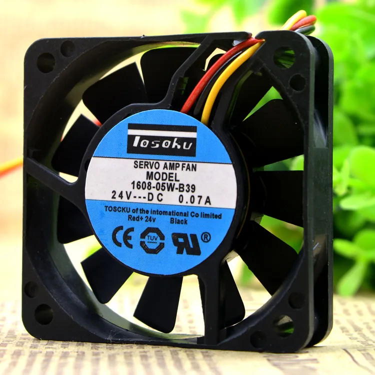 

ORIGINAL TASAKU 1608-05W-B39 6CM 6015 24V 0.07A FAN