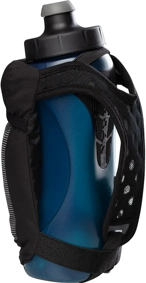 Nathan, Quick Squeeze, Preto/Azul Marinho, 22 onças