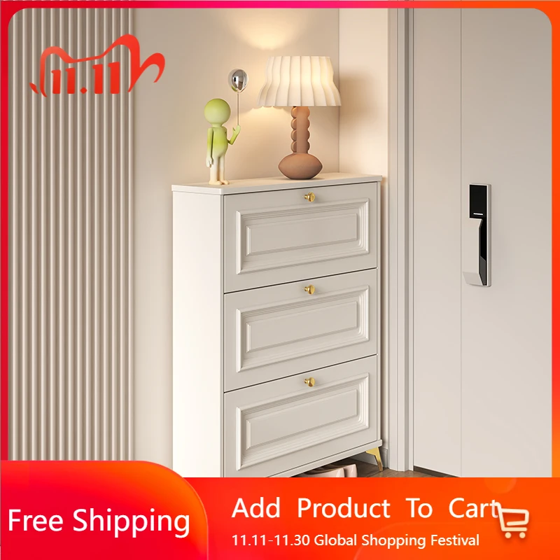 

Drawers Cleaner Shoe Shelf Wooden Narrow Disinfecting Organizer Shoe Shelf Cupboard Storage Archivadores Entrance Furniture