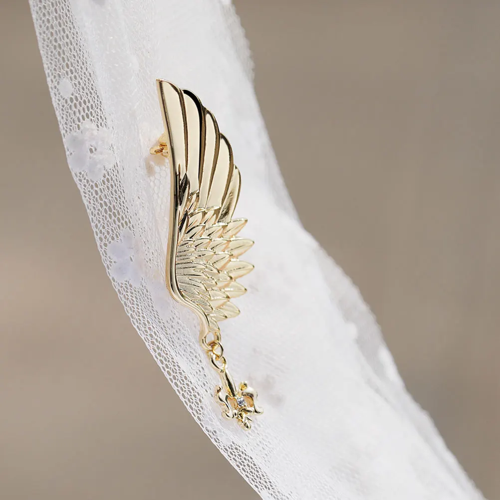 

Wing Shaped Vintage Corsage Pins Wedding Jewelry Accessories Elegant Coat Decoration Lapel Pin Coat Decoration