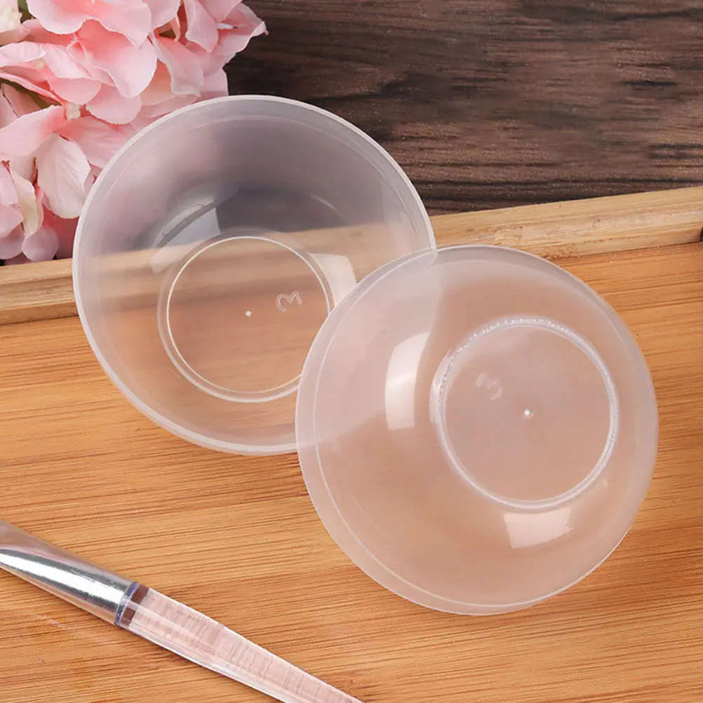30Pcs High Quality PVC Mask Mixing Bowl DIY Stirring Bowl for Facial Hair Care Spa Salon Prep Measuring Beauty Supply