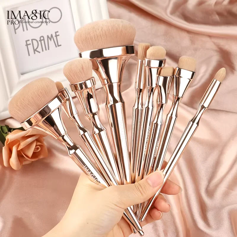 IMAGIC Soft Fluffy Makeup Brushes Set Eyeshadow Blush Powder Cosmetic Blending Make Up Beauty Tool