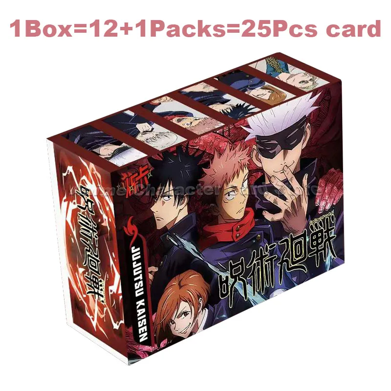 Jujutsu Kaisen Card Anime Advanced Chapter Gojo Satoru Fushiguro Megumi Itadori Yuji Warlock Collection Cards Toy Children Gifts