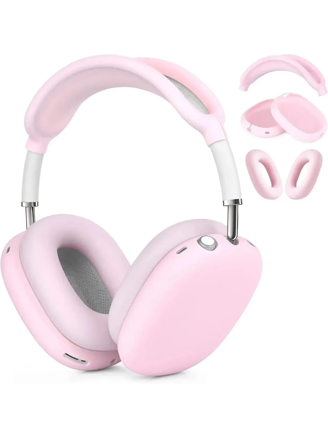 Pour écouteurs Airpods Max, housse en Silicone pour Apple Airpod Max accessoires étuis coque en Silicone