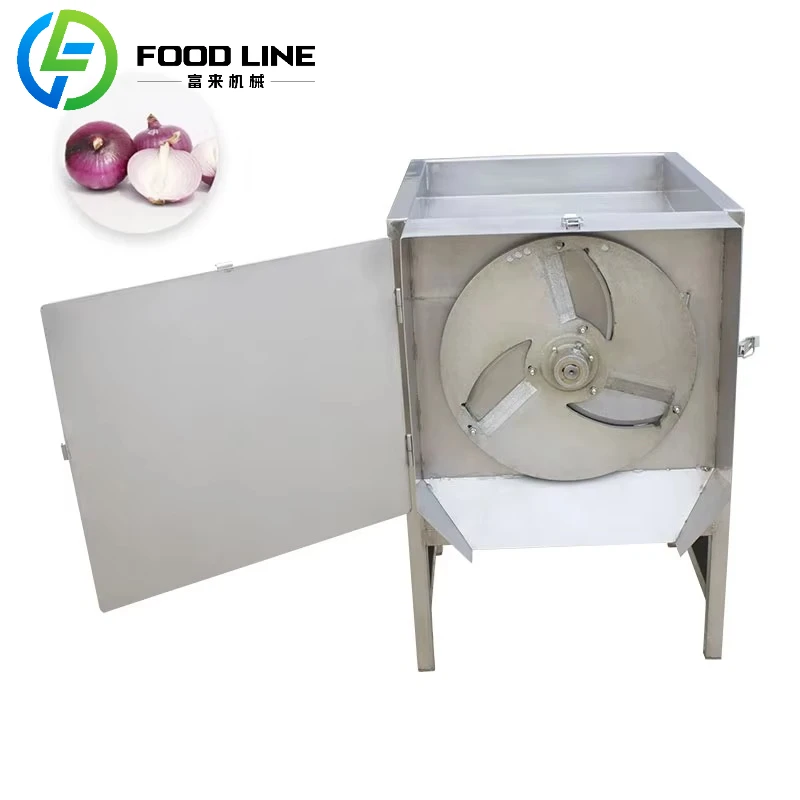 High Performance Vegetable Cutting Equipment Swift Garlic Onion Ginger Processor with Peeler