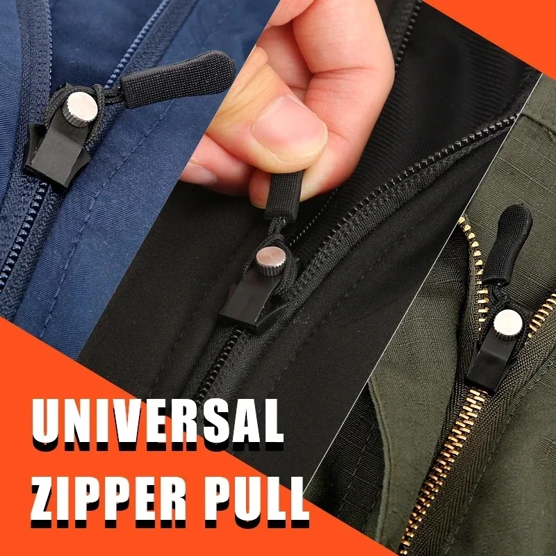 Extrator de zíper instantâneo universal, kit de reparo, zip cabeça, ferramentas de costura, novo design, zip cabeça, 8pcs, conjunto