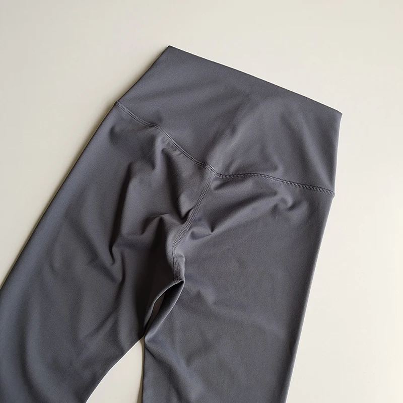 Fitnesshose Elastisch Eng Anliegend Nahtlos Yoga High Waist Hüftstraffend Schnelltrocknend Lauf-Sportleggings Outdoor-Bekleidung – Detail 7