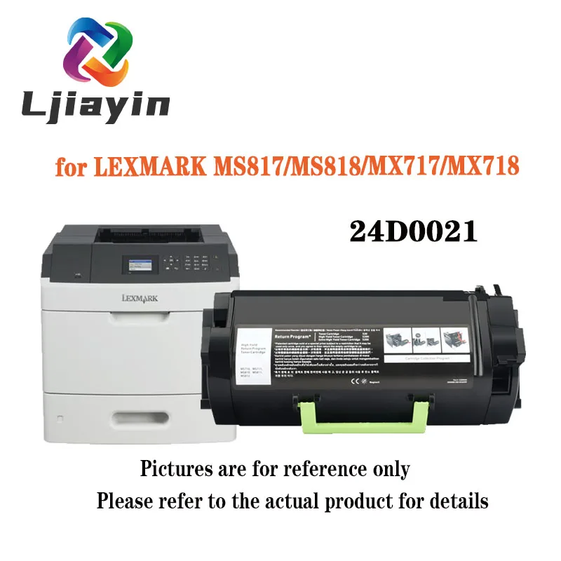 

WW Version 25k Pages 24D0021 Toner Cartridge for Lexmark MS817/MS818/MX717/MX718