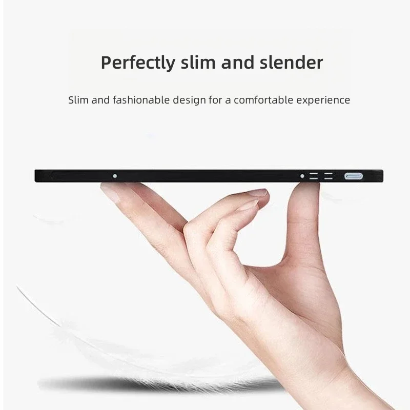 Tablet Case For Xiaomi Pad 6S Pro 12.4\'\' 2024 Slim Soft TPU Protective Back Cover For Xiaomi Pad 6 Pro 2023 Mi Pad 5/6 Pro 11\'\'