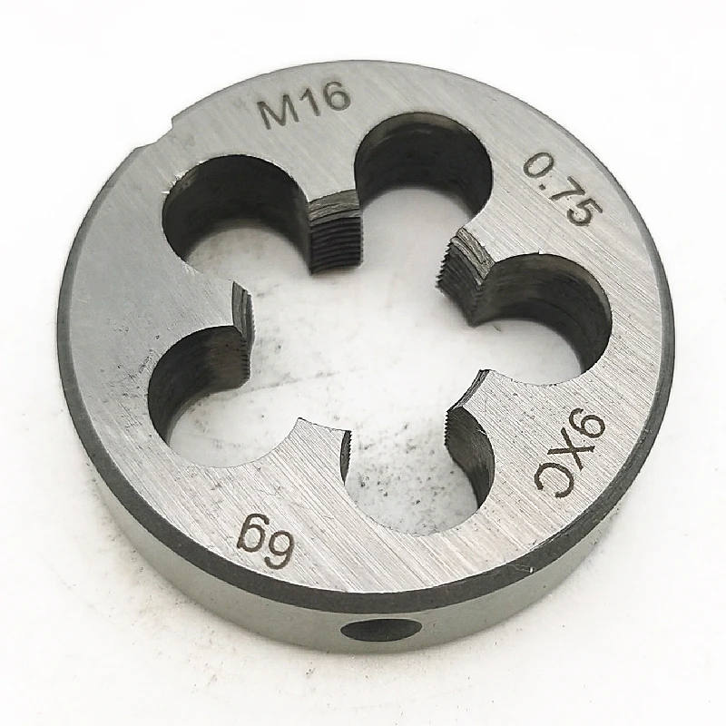 Round die wrench element M15M16M17x2 1.5 1.25 1 0.75 0.5 positive tooth, right thread